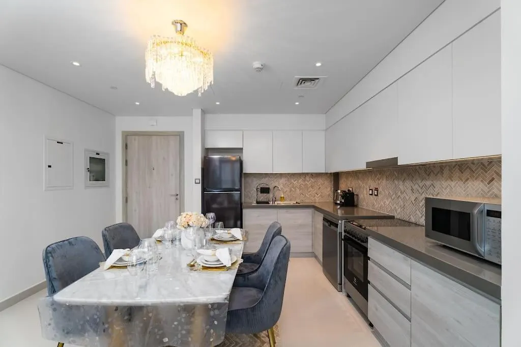 Nasma Luxury Stays - Light And Airy 1 Bedroom Apartment In The Cove Dubai 0*,